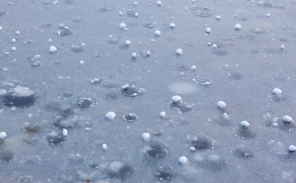 Granizadas atípicas sorprenden a Alfajayucan y Chapantongo sin causar daños