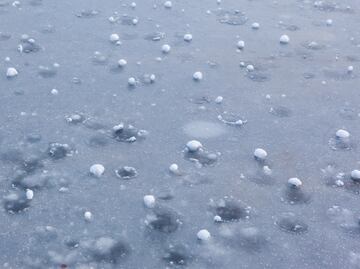 Granizadas atípicas sorprenden a Alfajayucan y Chapantongo sin causar daños