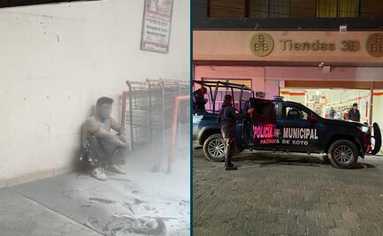 Detienen a presunto asaltante que rocía gasolina en tienda 3B