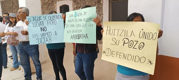 Con amparo, población de Huitzila quiere evitar control de pozo