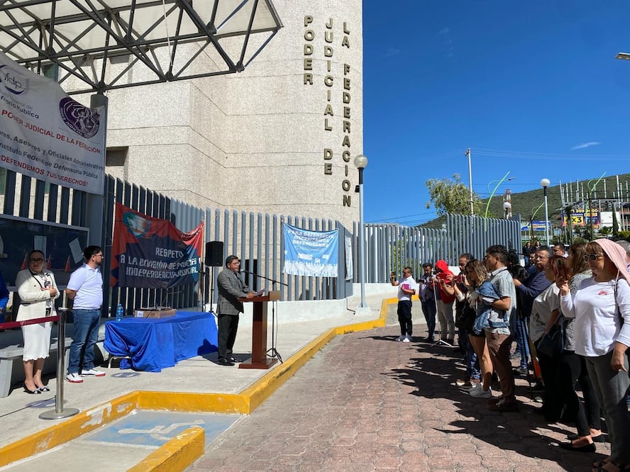 Más de 50 mil trabajadores conforman el Poder Judicial de la federación en el país, al menos 700 están en Hidalgo | Foto: Luis Soriano