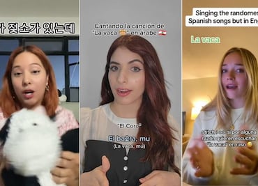 Influencers cantan "La Vaca" en varios idiomas y se viraliza