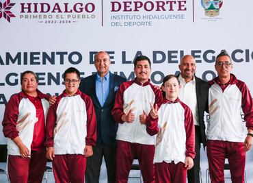 Abanderan a 74 atletas hidalguenses rumbo a los Paranacionales CONADE 2024