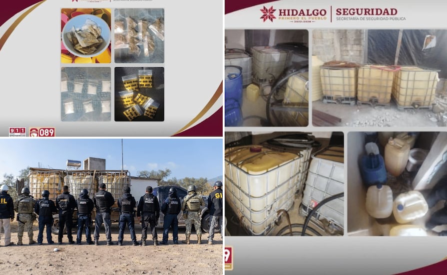 En Hidalgo decomisan más de 5 mil litros de combustible