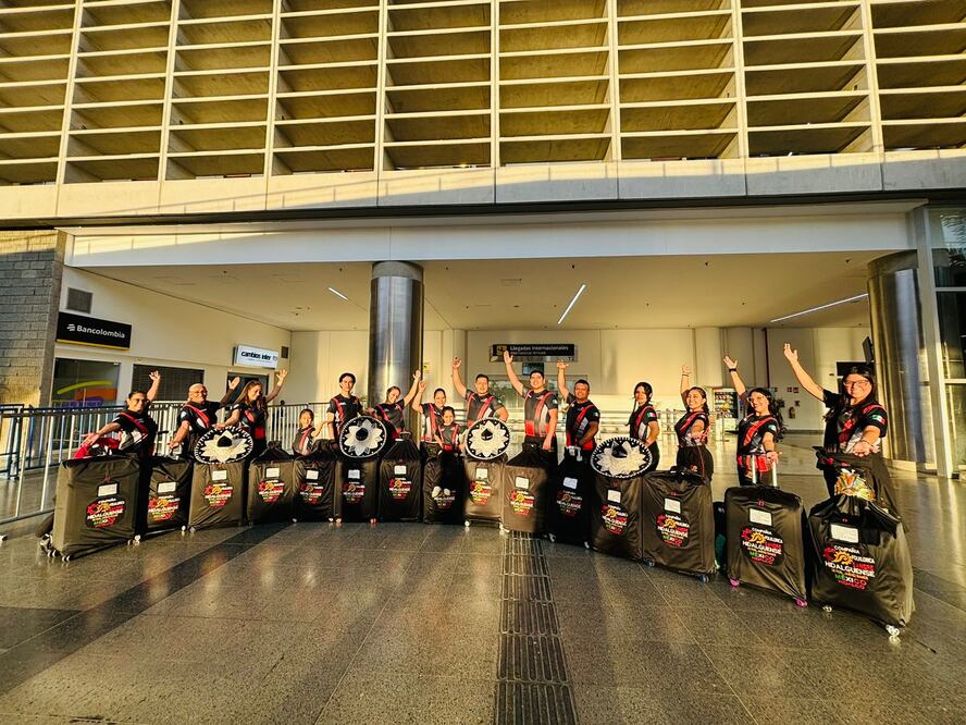 ¡Hidalgo baila en Colombia! Foto: ayuntamiento de Tulanncingo