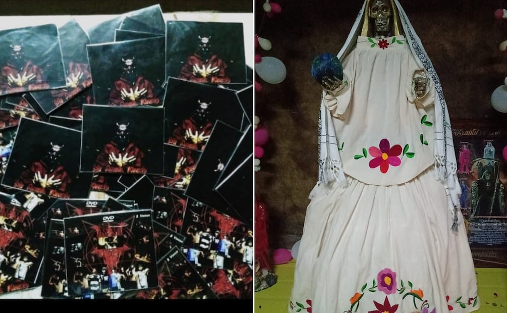 Angelito Negro 666: la capilla del “Patrón” en Pachuca que rinde culto al diablo | Facebook: Angelito Negro 666