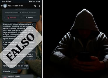 Alertan por mensajes de extorsión en Santiago Tulantepec