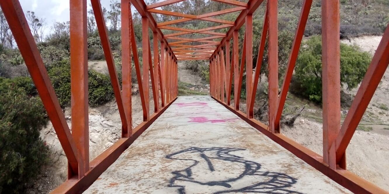 16 son los puentes peatonales que requieren de rehabilitación en la capital hidalguense; de estos dos serán derribados | Foto: Arturo Torres