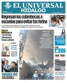 Portada El Universal Hidalgo 13/03/25