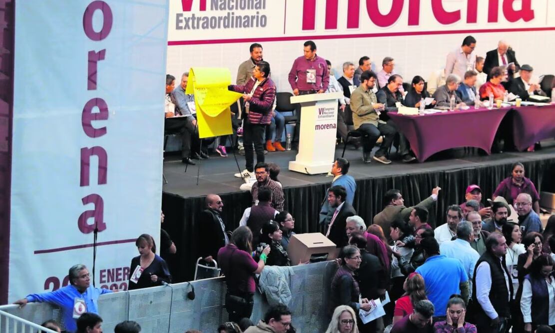 Morena presentó modificaciones al convenio a la medianoche del 14 de febrero, fecha límite para hacer cambios en el siglado y distritos | Foto: El Universal