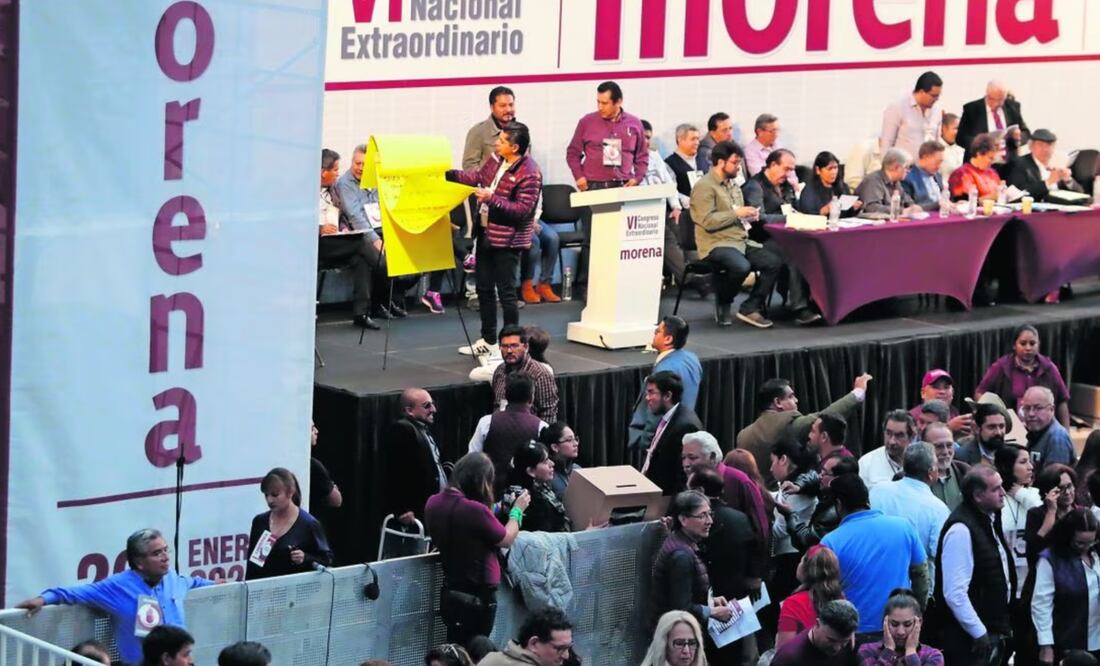 Morena presentó modificaciones al convenio a la medianoche del 14 de febrero, fecha límite para hacer cambios en el siglado y distritos | Foto: El Universal