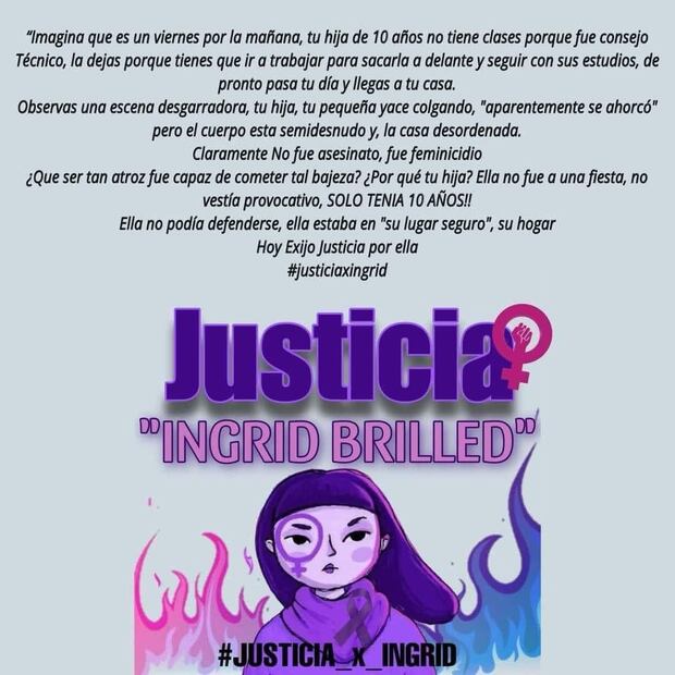 Familiares y activistas exigen justicia por presunto feminicidio de niña de 10 años.