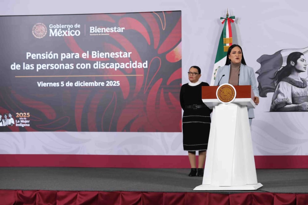 Conferencia del pueblo encabezada por la secretaria de Gobernación, Rosa Icela Rodríguez en Palacio Nacional. Foto: Agencia EL UNIVERSAL/Carlos Mejía/ARMM