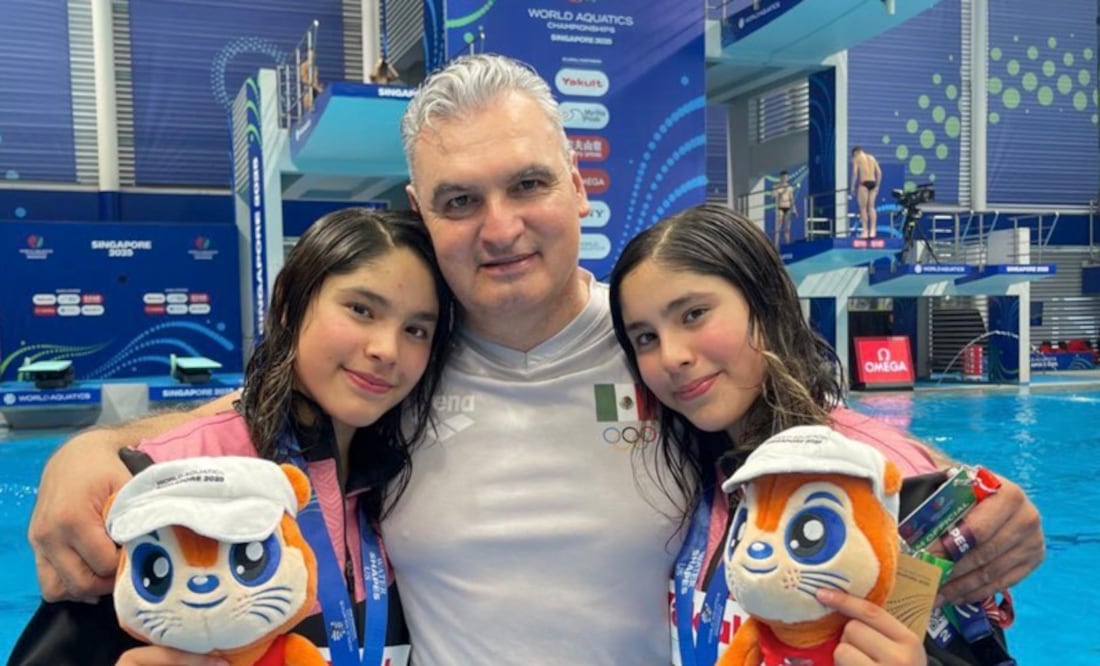 Iván Bautista, Mía y Lía Cueva I Foto: @Conadeoficial