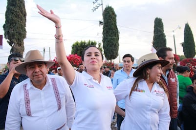 Candidatas recorren Tula, Tlaxcoapan, Pachuca, Chapantongo y Huejutla