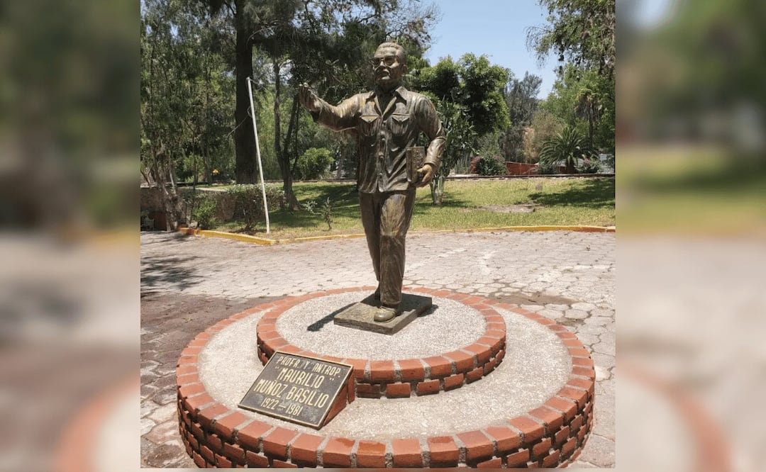 Estatua de Maurilio Muñoz Basilio I Foto: Erika Gutiérrez