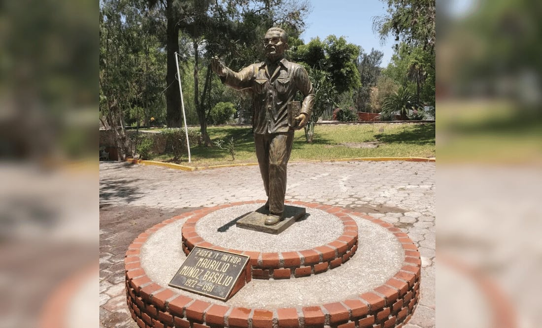 Estatua de Maurilio Muñoz Basilio I Foto: Erika Gutiérrez