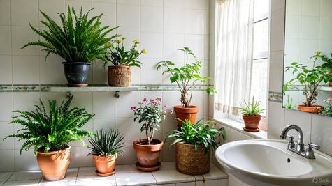 5 plantas que absorben la humedad del baño y refrescan tu hogar 