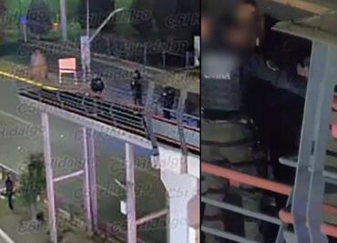 Policías evitan que mujer se arroje de un puente junto con su bebé