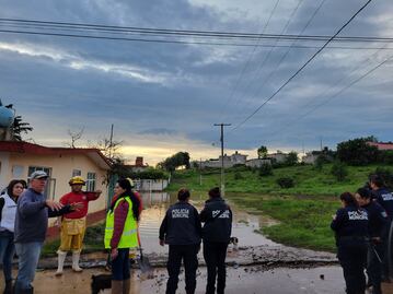 Lluvias intensas afectan a ocho municipios de Hidalgo; deslaves, desbordamientos e inundaciones