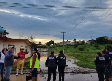 Lluvias intensas afectan a ocho municipios de Hidalgo; deslaves, desbordamientos e inundaciones