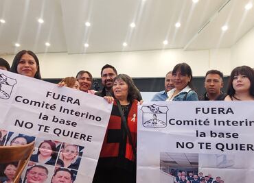 Renuncia Manlio Herrera al SUTSPEEH tras protestas de agremiados