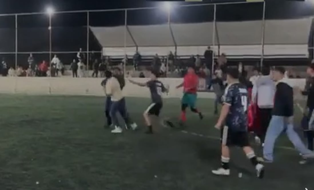 La final del Torneo Premier de Futbol 7 Yiyos terminó en violencia | Captura de pantalla
