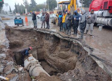 Finalmente reparan fuga de agua de acuífero Cuautitlán-Pachuca