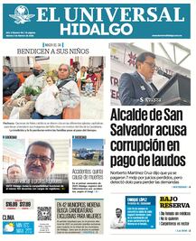 Portada El Universal Hidalgo 3/2/26