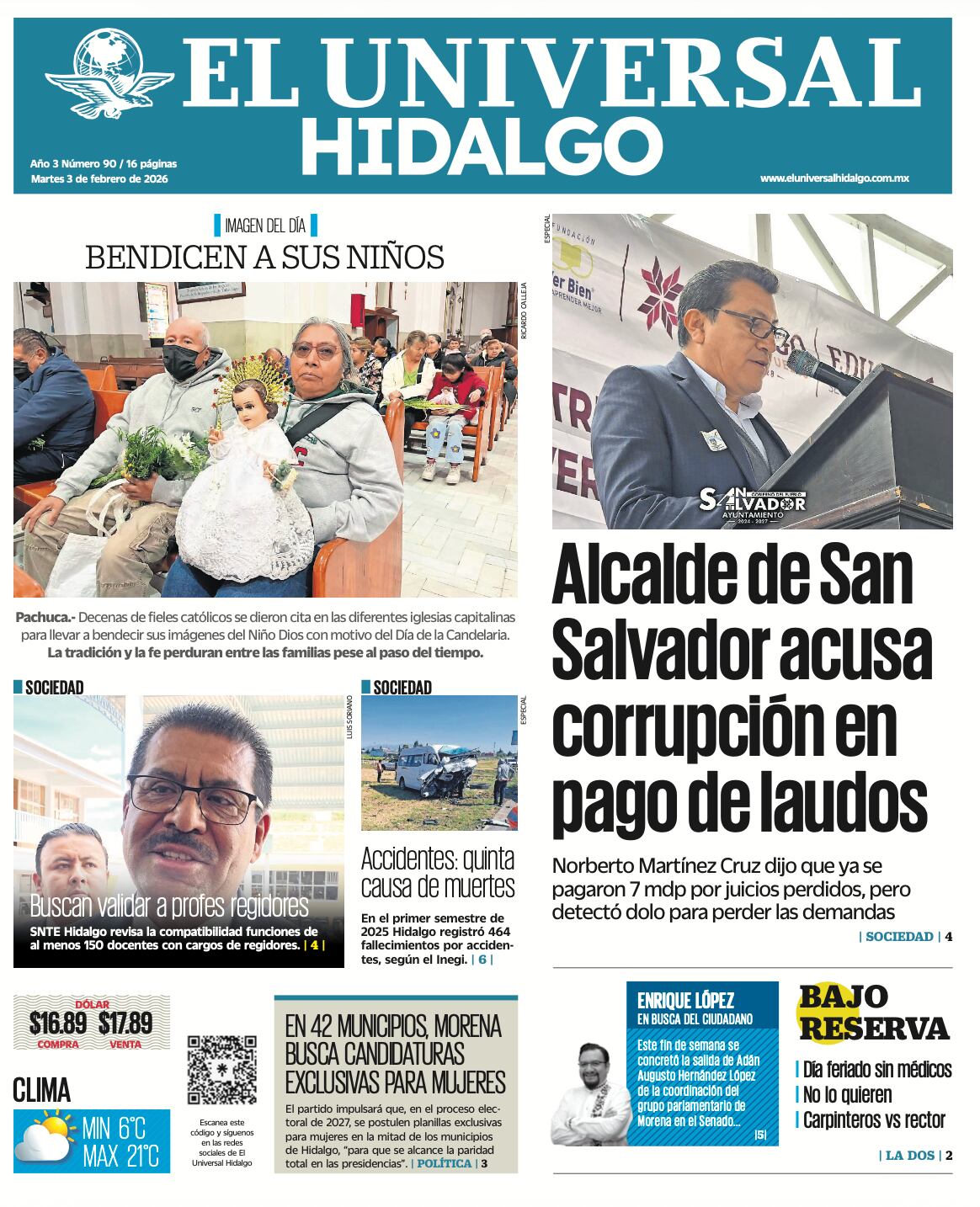 El Universal Hidalgo 3/2/26